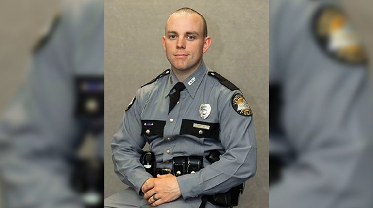 Kentucky State Police Hold Vigil In Adair County To Honor Fallen Trooper Hayden