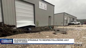 Kerr County Businesses Still Rebuilding Eight Weeks After July Floods