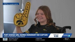 Kid Captains Lily Lee And Landon Cornelius Honored At Iowa Iowa State Football G