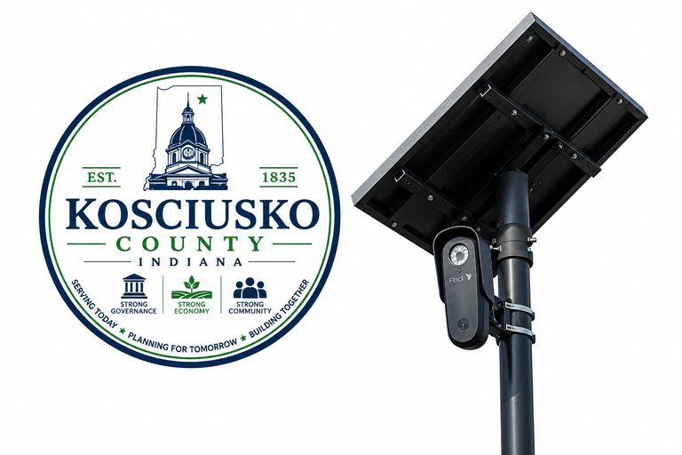 Kosciusko County Commissioners Terminate Flock License Plate Camera Contract Ear