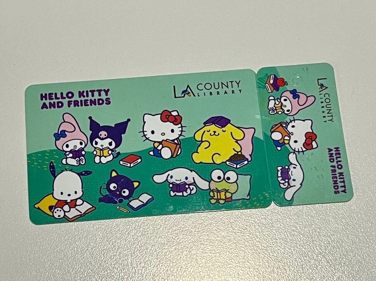 La County Library To Restock Popular Hello Kitty Library Cards In Early October