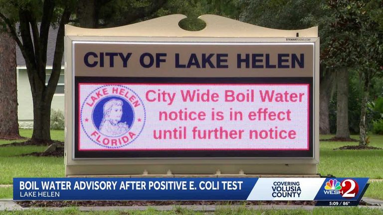 Lake Helen Remains Under Boil Water Order As Officials Test For E Coli