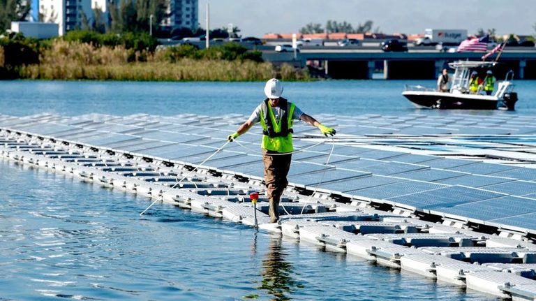 Lima Ohio Completes 2 Mw Floating Solar Farm To Cut Utility Costs