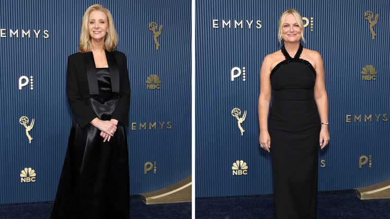 Lisa Kudrow And Amy Poehler S Emmy Ready Look Features Laura Geller Primer On Sa
