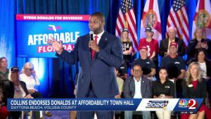 Lt Gov Jay Collins Backs Byron Donalds In Florida Governor Race