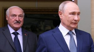 Lukashenko Jokes With Putin Over Who Is The Bigger Dictator At Minsk Youth Forum