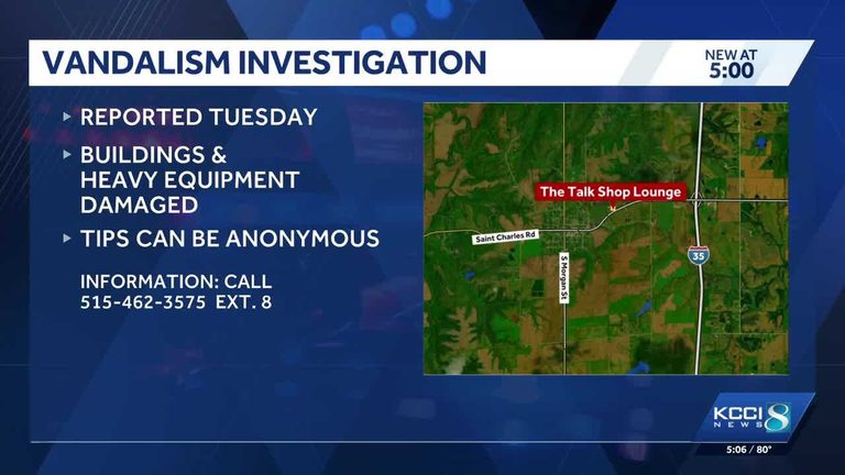 Madison County Sheriff Investigates Vandalism At Talk Shop Lounge In St Charles