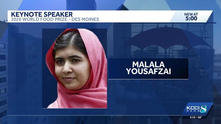 Malala Yousafzai To Deliver Keynote At World Food Prize Dialogue In Des Moines