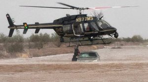 Maricopa County Sheriff S Office Uses Helicopter To Rescue Two Seniors From Floo