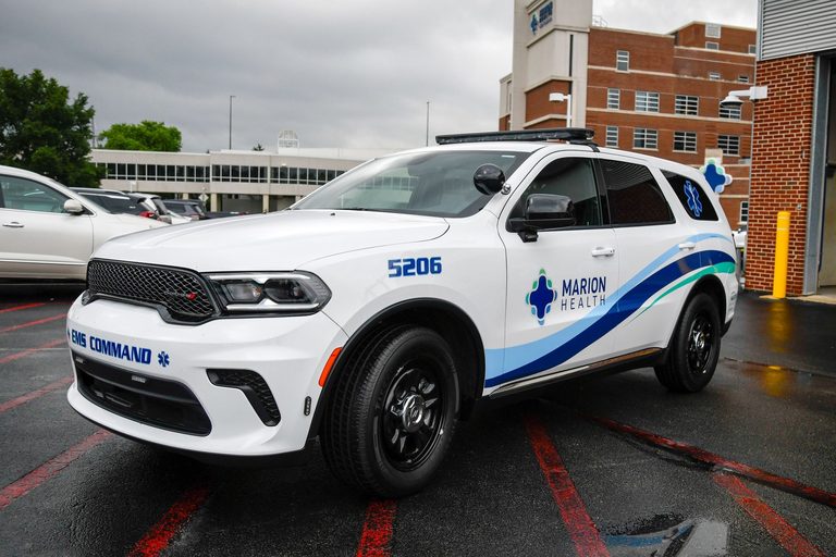 Marion Health Auxiliary Gifts New Chase Command Suv To Ems For Faster Emergency