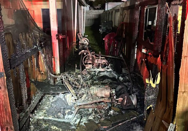 Martin County Fire Rescue Quickly Contains Golf Cart Fire In Hobe Sound