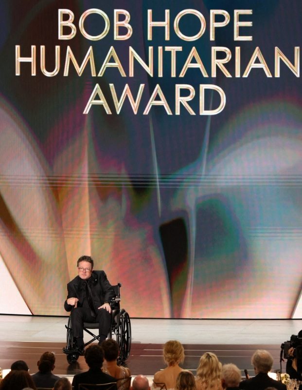Michael J Fox Receives Bob Hope Humanitarian Award At The Emmys