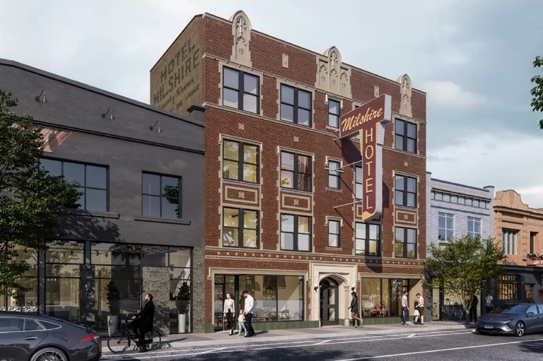 Milshire Hotel To Become 30 Unit Apartments Preserving Historic Neon Sign
