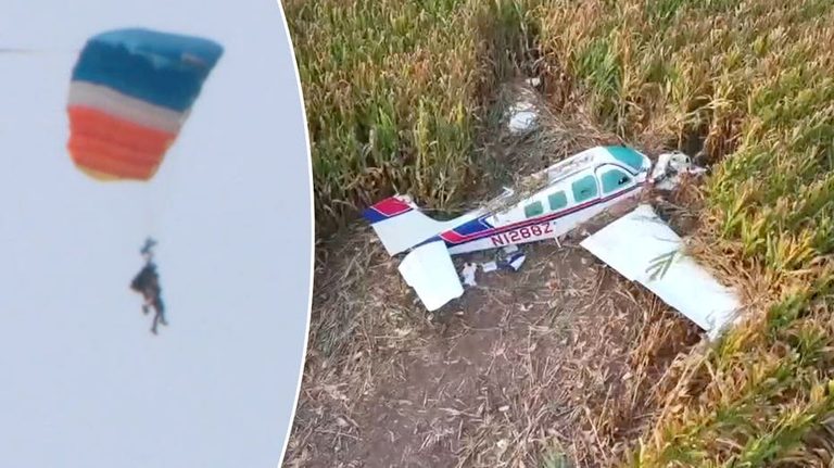 Milwaukee Skydivers Jump To Aid Crash Victims Near East Troy Airport