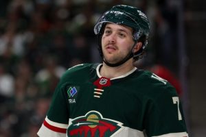 Minnesota Wild Defenseman Brock Faber Listed Day To Day After Taking A Puck To T