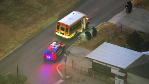 Minor Injuries Reported After School Bus Crash In Southwest Oklahoma City