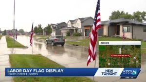 More Than 800 American Flags Illuminate Grimes Streets For Lions Club Holiday Ce