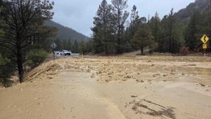Mudslide Blocks State Highway 38 Between Questa And Red River Crews Working To C