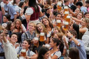 Munich Oktoberfest Opens With Mayor Krause Tapping First Keg Amid Tightened Secu