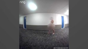 Naked Intruder Caught On Camera At Callaway House Apartments In Norman