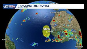 National Hurricane Center Monitors Tropical Wave Near Cabo Verde Islands