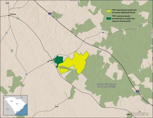 Nature Conservancy Transfers 1 950 Acres To Expand Sumter National Forest In Lau