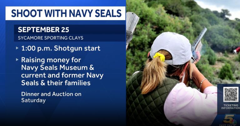Navy Seals Join Cincinnati Sporting Clays Event To Support Seal Museum