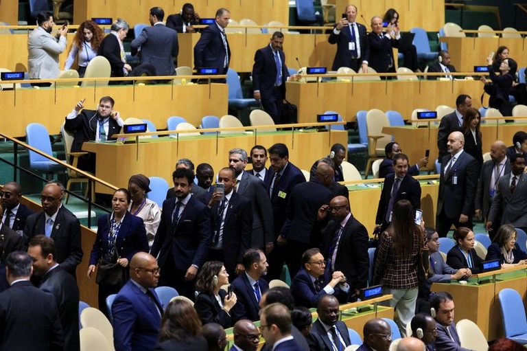 Netanyahu Calls Un Delegates Moral Cowards As Walkout Marks Start Of Speech