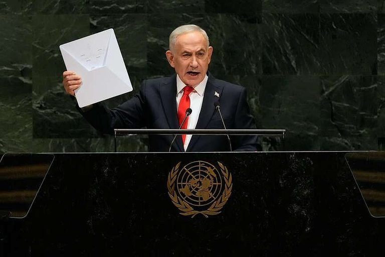 Netanyahu Denounces Un Critics As Biggest Lie Of The Century And Thanks Presiden
