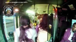 Newark Transit Bus 25 Assault Man Punches And Pepper Sprays Woman After Child Bu
