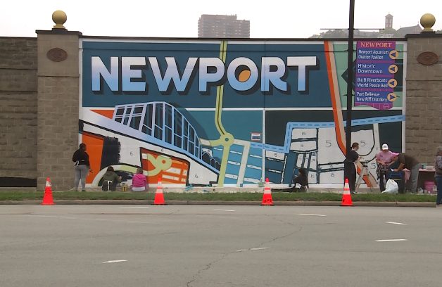 Newport High School Art Students Bring City History To Life With New Floodwall M