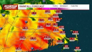 Nor Easter Brings Heavy Rain And Flooding Risk Across Eastern Massachusetts And