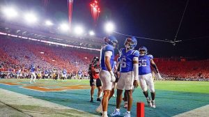 Ole Miss Celebrates Victory Over Lsu As Pete Golding Receives Standing Ovation