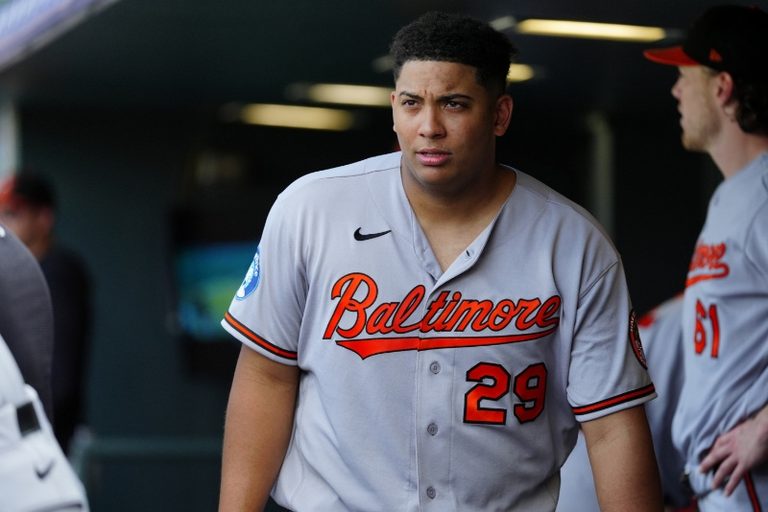 Orioles Place Catcher Samuel Basallo On Il After Concussion Promote Heston Kjers