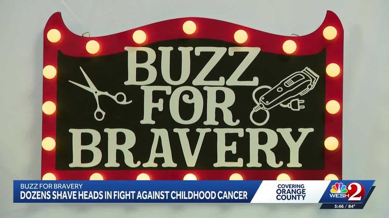 Orlando Health Staff And Ucf Athletes Shave Heads For Childhood Cancer Awareness