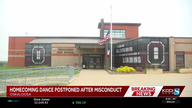 Oskaloosa Homecoming Dance Rescheduled After Student Misconduct Football Game Ca