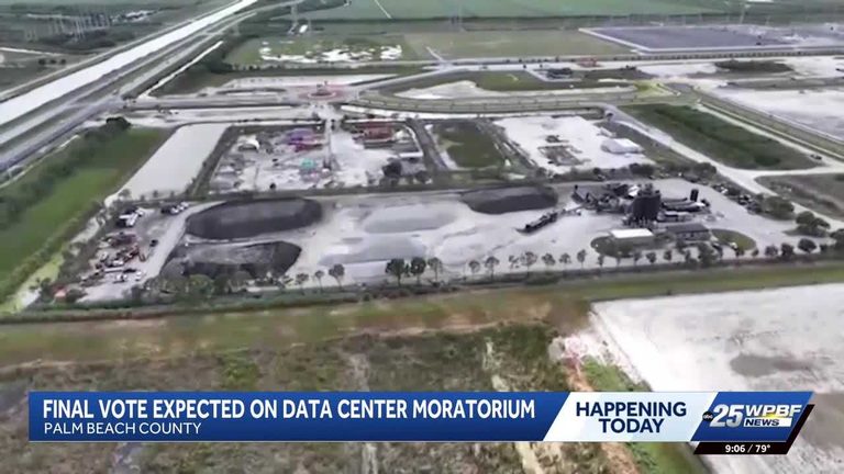 Palm Beach County Commissioners Set Final Vote On One Year Data Center Moratoriu