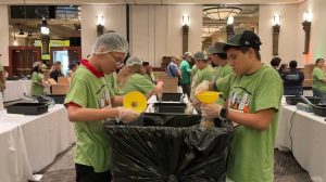 Palm Beach County Food Bank And Kravis Center Rally 1 200 Volunteers To Pack 300