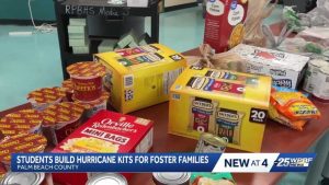 Palm Beach County High Schoolers Assemble 100 Hurricane Kits For Foster Families