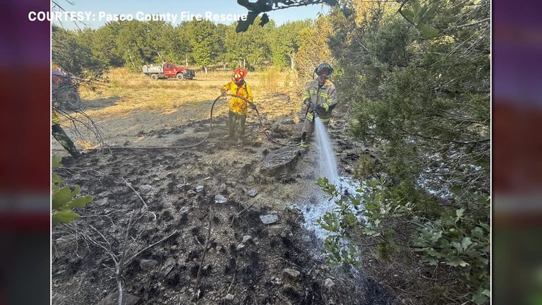 Pasco County Firefighters Return Home After Extended Texas Wildfire Deployment