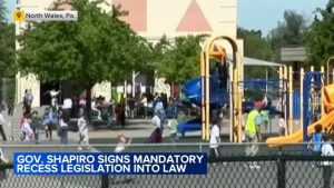 Pennsylvania Governor Shapiro Signs Bill Guaranteeing Daily Recess For K 5 Stude