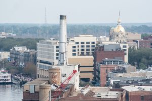 Waving Girl Landing Park & Rousakis Riverfront Plaza — Savannah