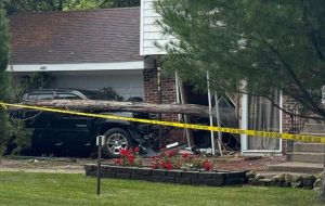Pickup Truck Crashes Through Tree And Into Pleasant Hill Home Leaving House Unin