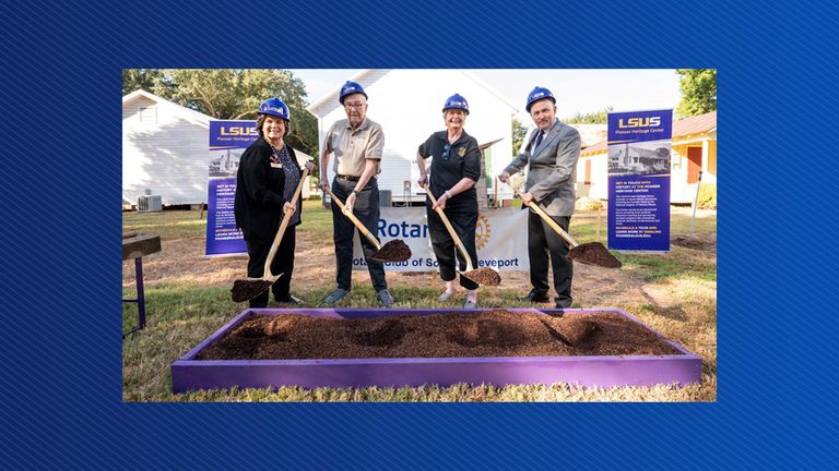 Pioneer Heritage Center Breaks Ground On Rotary Centennial Pavilion In Shrevepor