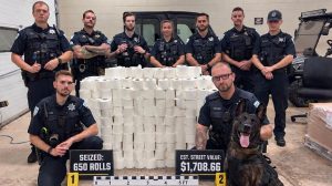 Plainfield Police Seize 650 Rolls Of Toilet Paper In Homecoming Prank Crackdown