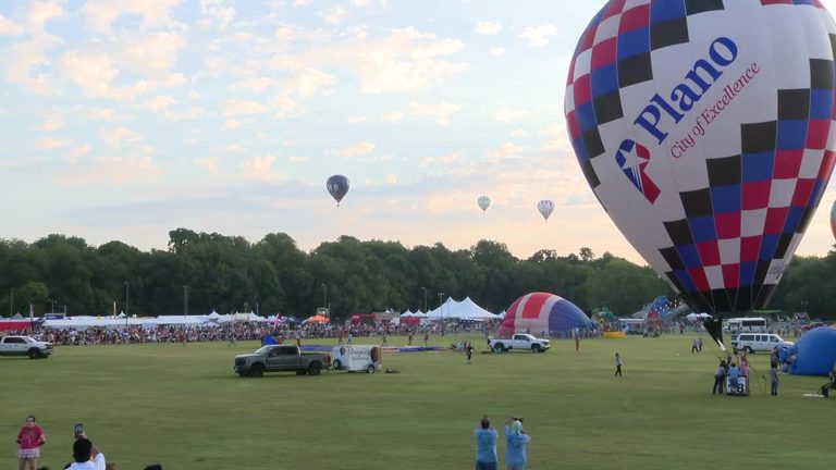 Plano Balloon Festival Returns To Oak Point Park With Family Fun And Laser Show