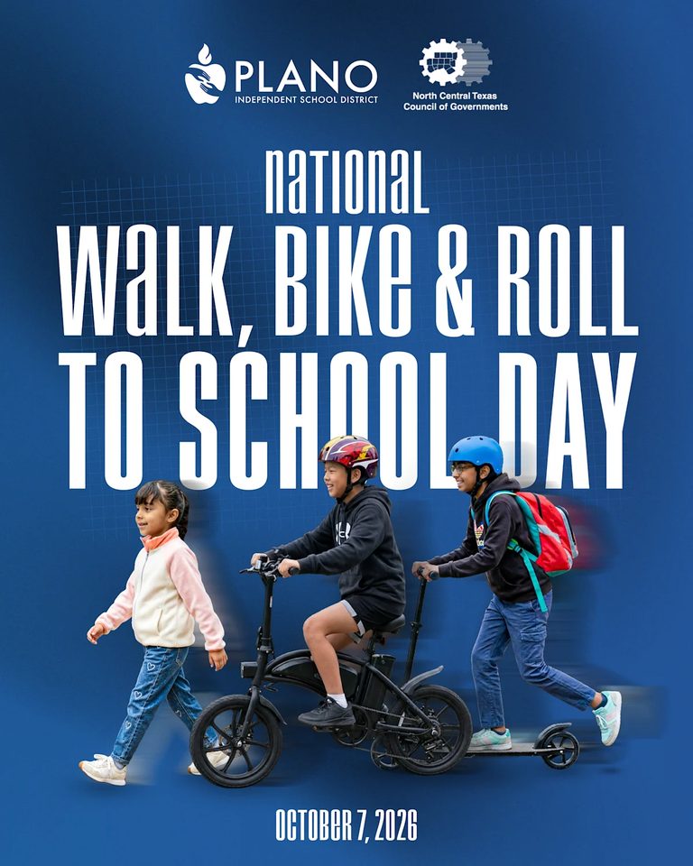 Plano Isd Promotes Walking And Biking For National Walk Bike Roll Day Oct 7