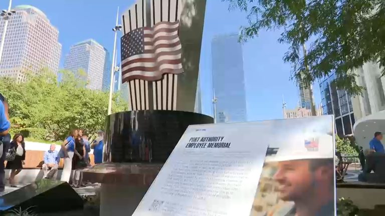 Port Authority Dedicates Liberty Park Memorial To Agency Workers Killed In 1993