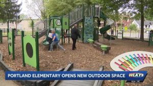 Portland Elementary Unveils New Outdoor Classroom And Upgraded Playground