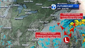 Potential Nor Easter May Bring Rain Wind And Coastal Flooding To Tri State Weeke
